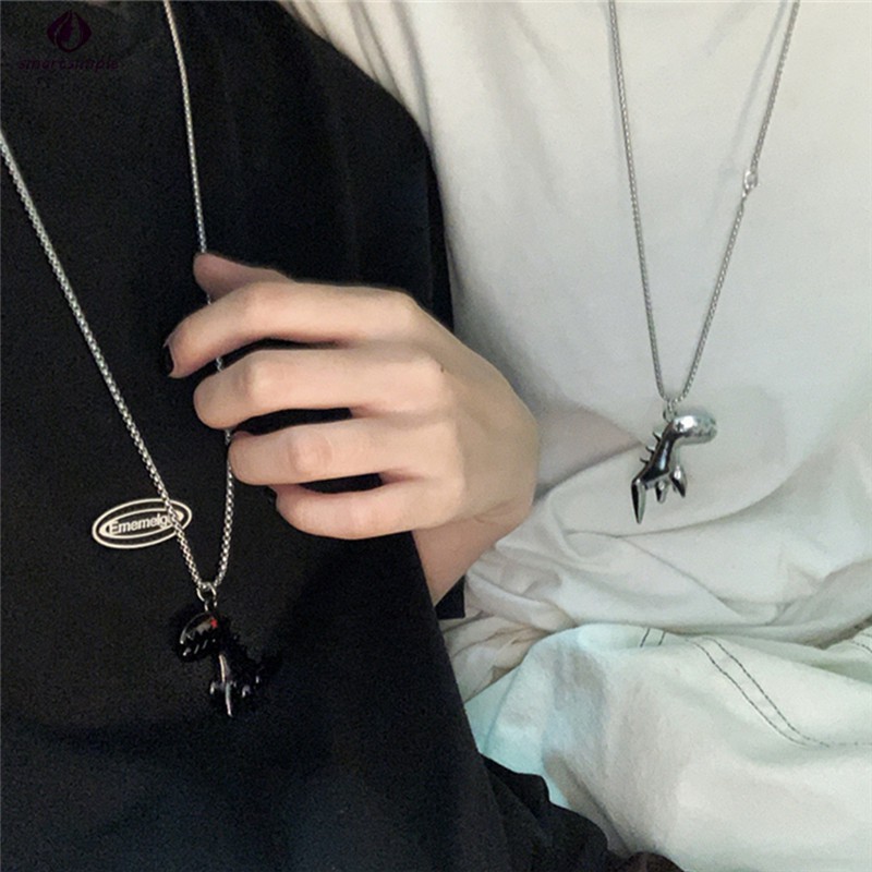 Dây Chuyền Mặt Hình Khủng Long Phong Cách Hip Hop Độc Đáo