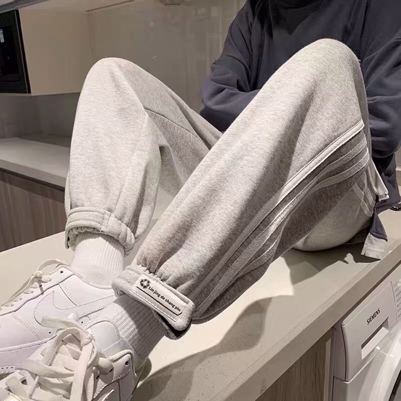 Quần jogger có miếng dán ống đồng [hàng order]