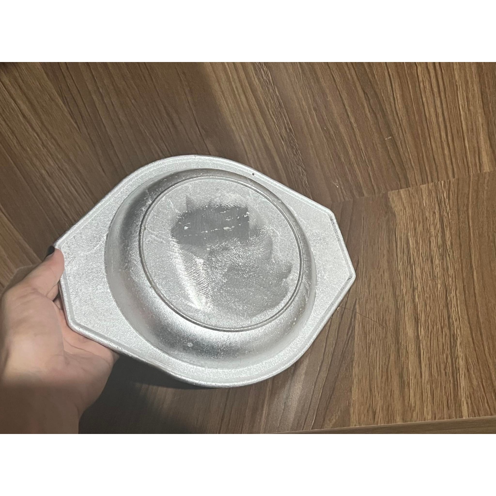 Thố gang nấu Cơm Trộn, mỳ cay hàn quốc kèm Thêm Đế size 16cm