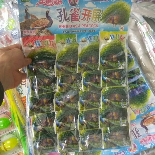 Vỉ Con công nở(20 gói 1 vỉ)