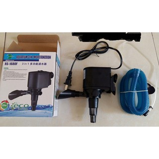 MÁY BƠM BỂ CÁ RS-1680F 220V 25W 1750L/h, đẩy cao 1,3m