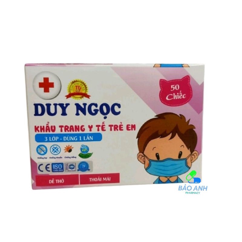 Khẩu trang y tế trẻ em DUY NGỌC - hình ảnh ngộ nghĩnh