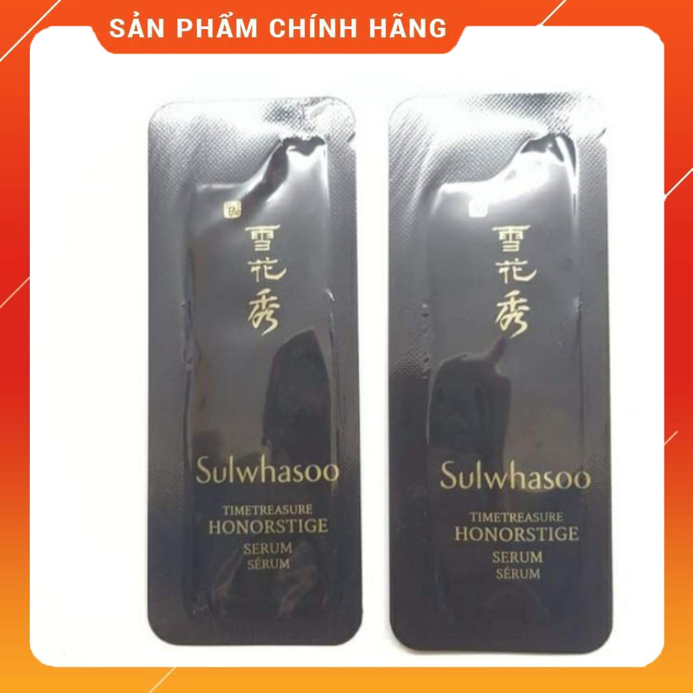 [Hiếm] Gói tinh chất sâm đen trẻ hóa da trả lại làn da không tuổi chỉ sau ần Sulwhasoo Timetreasure Honorstige Serum