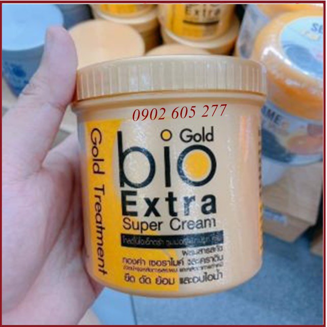 [hàng chính hãng]Ủ Tóc BIO EXTRA GOLD TREATMENT 500ml Thái Lan