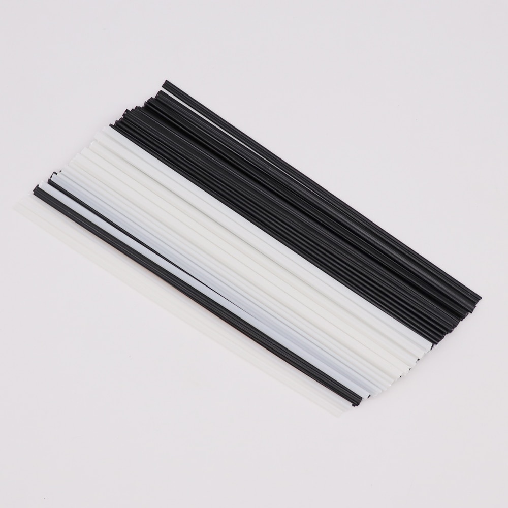 Thanh Hàn Nhựa ABS Dài 25cm Màu Trắng/Đen Chuyên Dụng Sửa Chữa Ô Tô