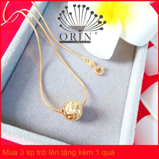 Dây chuyền mặt cầu khắc dạng dây mì thiết kế cao cấp Orin D3739 đẳng cấp