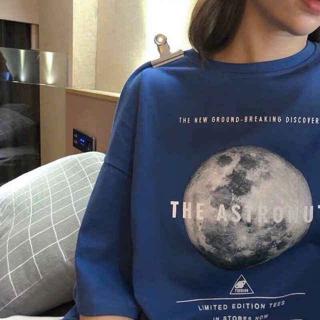 Áo Thun Unisex ❤️FREESHIP❤️ Giảm 10K Khi Nhập [ Áo Thun Nữ ] Áo Thun Tay Lỡ ASTRONAT màu ĐEN/TRẮNG/XANH ☂️ Nam nữ unisex | BigBuy360 - bigbuy360.vn