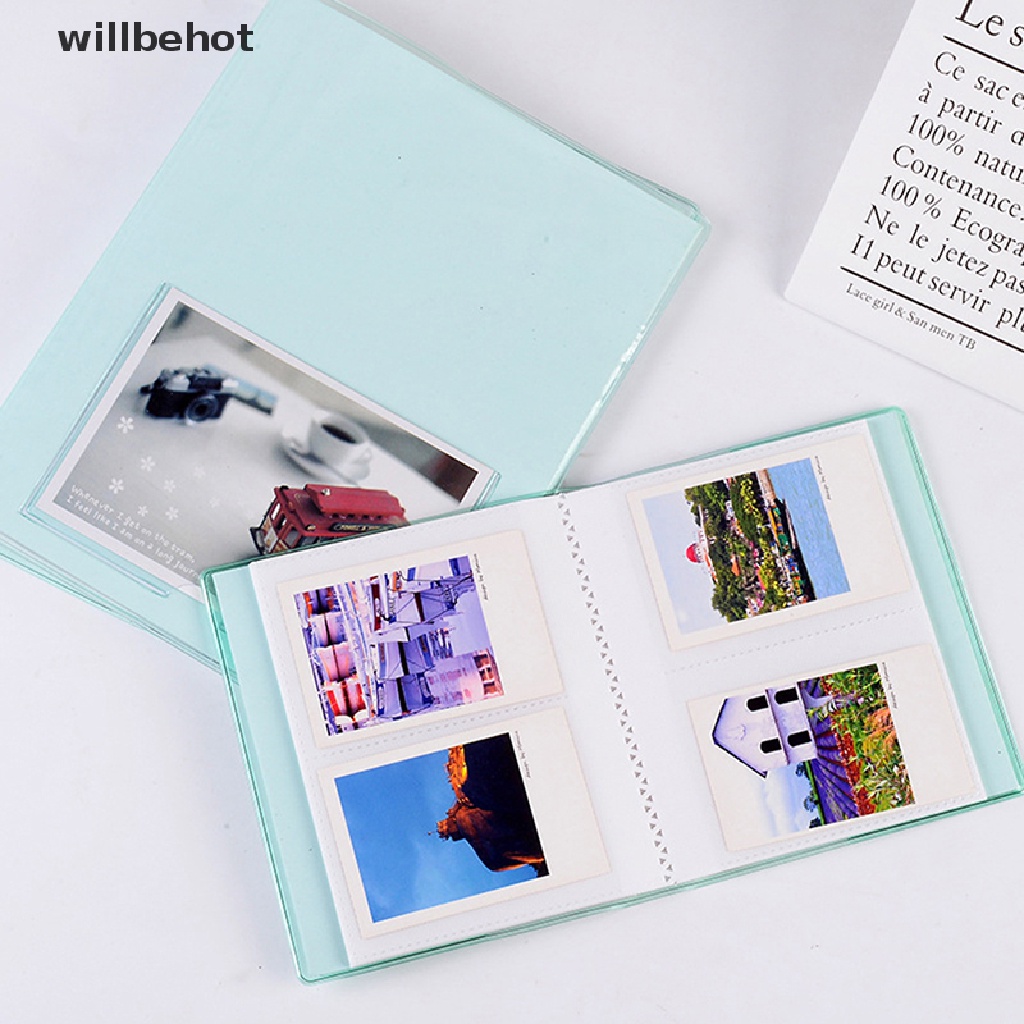 Album Ảnh Mini 64 Ngăn Trong Suốt Bằng Nhựa PP Tiện Dụng