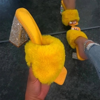 Giày Cao Gót Mũi Vuông Nhiều Màu Sắc Size 35-43 Thời Trang Sang Trọng Cho Nữ