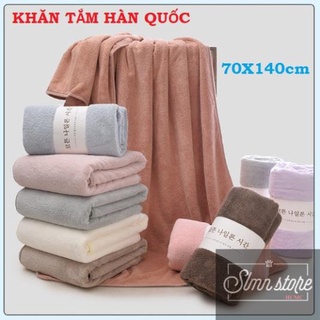 Khăn tắm lông cừu cao cấp hàn quốc 70x140cm chất bông siêu mềm mịn