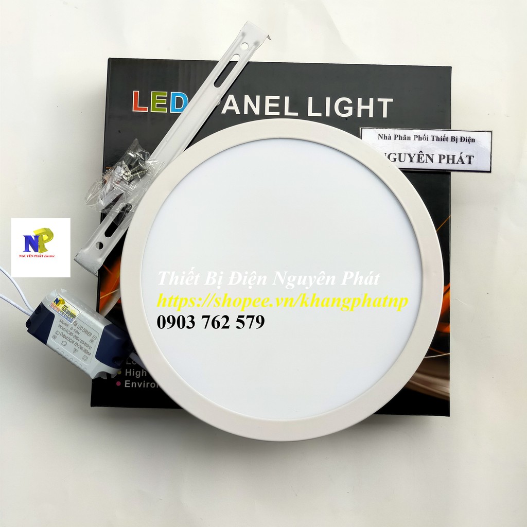 Đèn LED Ốp Trần 24w Tròn/Vuông Siêu Sáng - Tiết Kiệm Điện Năng