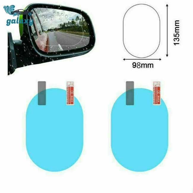 Bộ 4 Miếng Dán Chống Sương Mù / Mưa Cho Gương Chiếu Hậu Xe Hơi