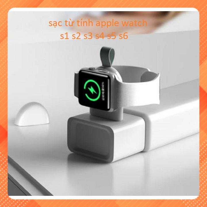 Đế Sạc Apple Watch 1/2/3/4/5/6 Đế sạc không dây hỗ trợ cổng cắm USB tiện dụng