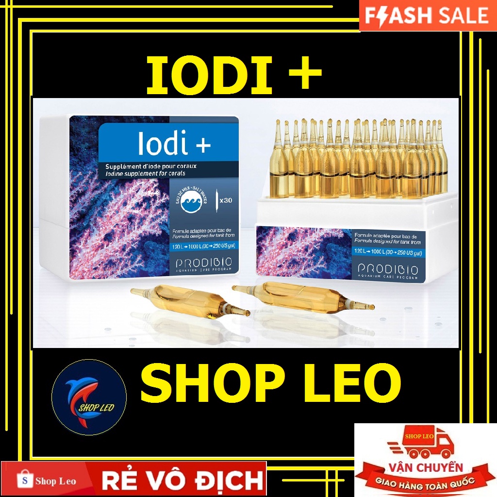 Vi sinh hồ cá biển - bể nước mặn - bioptim - Coral vits- Reef booster - iodi - Stronti - vi sinh cao cấp - Shopleo