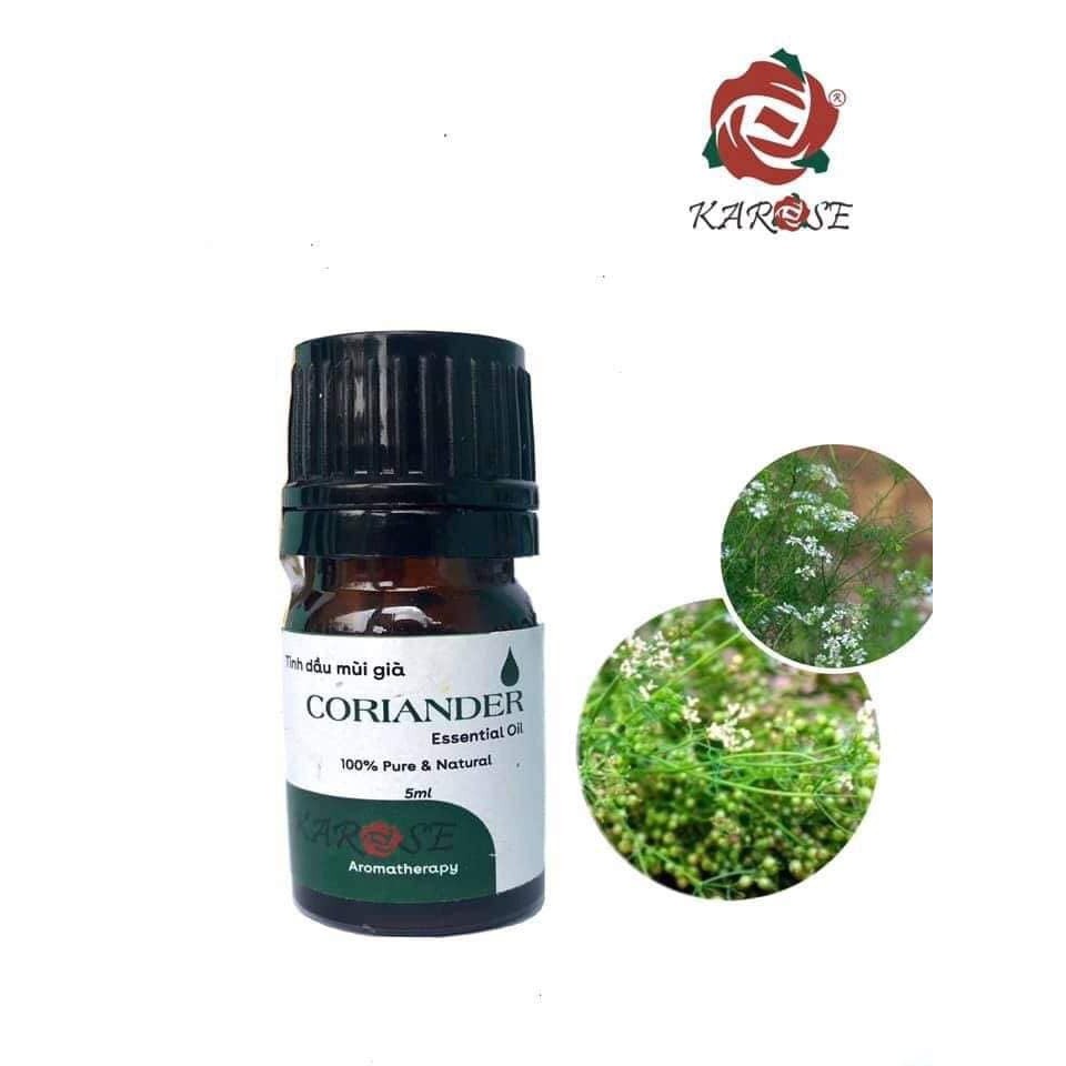 TINH DẦU MÙI GIÀ KAROSE (CORIANDER Essential Oil - 100 Pure & Essential Oil)