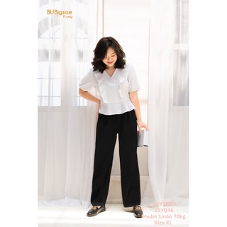 Quần suông 2 ly big size 55kg đến 90kg - 21YQ46 - [BU Bigsize Young]