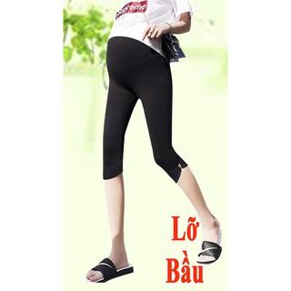 Quần Legging Lửng Dành Cho Bà Bầu