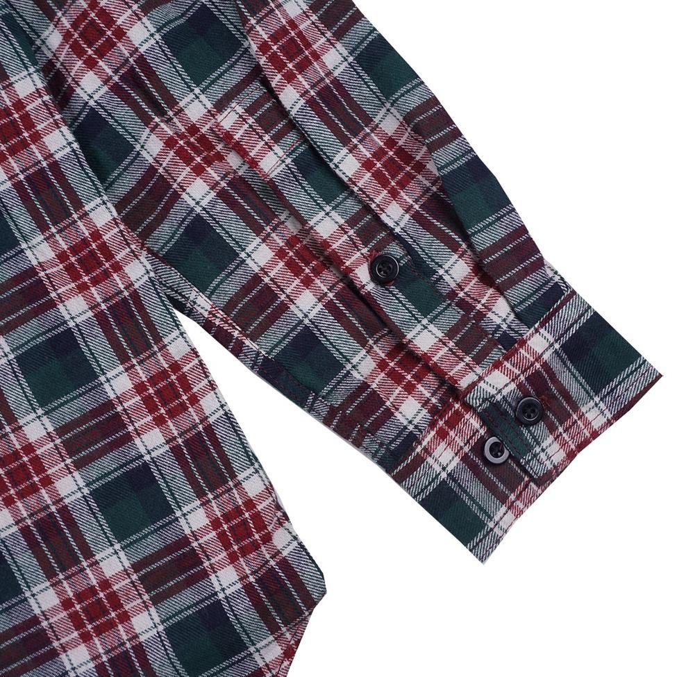 Giảm Giá Lớn ||Áo Sơ Mi Flannel Màu Xanh Lá/Đỏ Kameja Kang Soulfifteen ||Một lần nữa @viral