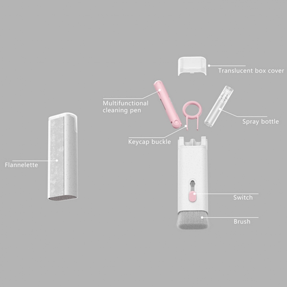 Bút Vệ Sinh Bàn Phím Máy Tính / Tai Nghe Airpod Đa Năng 7 Trong 1 Điện Thoại