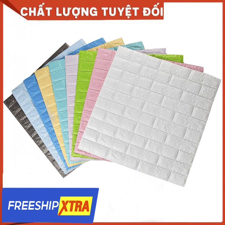 [FREESHIP] [MẪU MỚI,VIDEO THẬT] Xốp Dán Tường 3D Khổ 70x77CM Tấm giấy chống ẩm Giá Rẻ bền đẹp 2021 | BigBuy360 - bigbuy360.vn