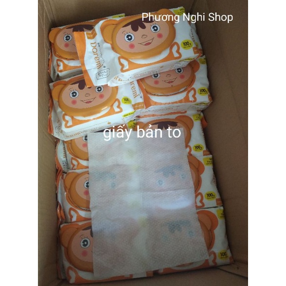 khăn ướt Daremi cao cấp 100tờ