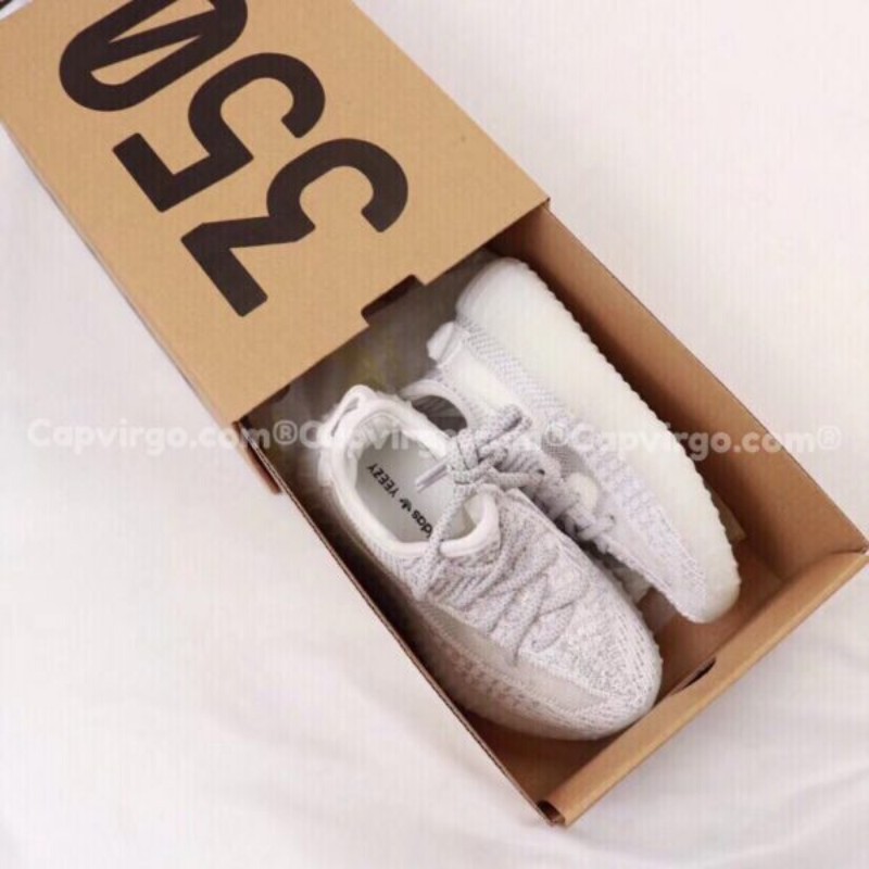 [Giày Trẻ Em] YEEZY BOOST 350v2 STATIC TRẮNG PHẢN QUANG