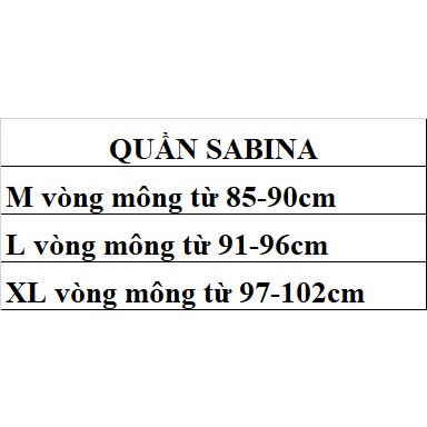 Quần Thái lưng vừa Sa.bi.na