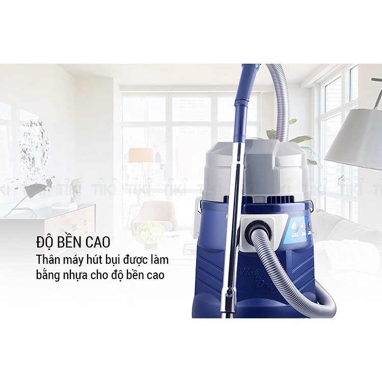 Máy Hút Bụi Công Nghiệp Tiross TS9301 - 32 lít - Xanh Trắng - Hàng chính hãng
