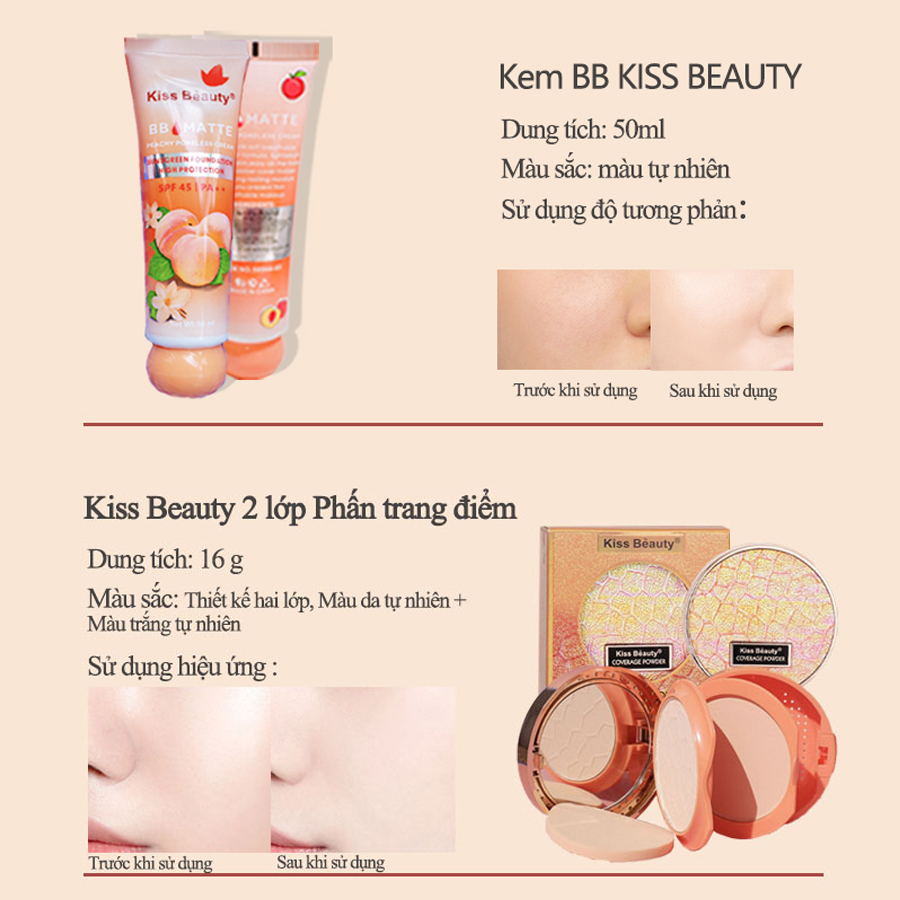 Bộ trang điểm tiện lợi 9 món từ a đến z bộ makeup đầy đủ set trang điểm chuyên nghiệp Sữa rửa mặt