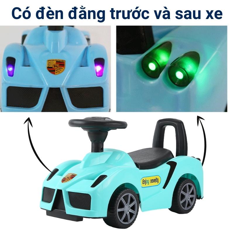 Xe chòi chân ô tô AUDI cho bé có nhạc, có đèn led nháy, có cốp xe, chòi chân giá rẻ phù hợp cho trẻ em từ 1 - 5 tuổi