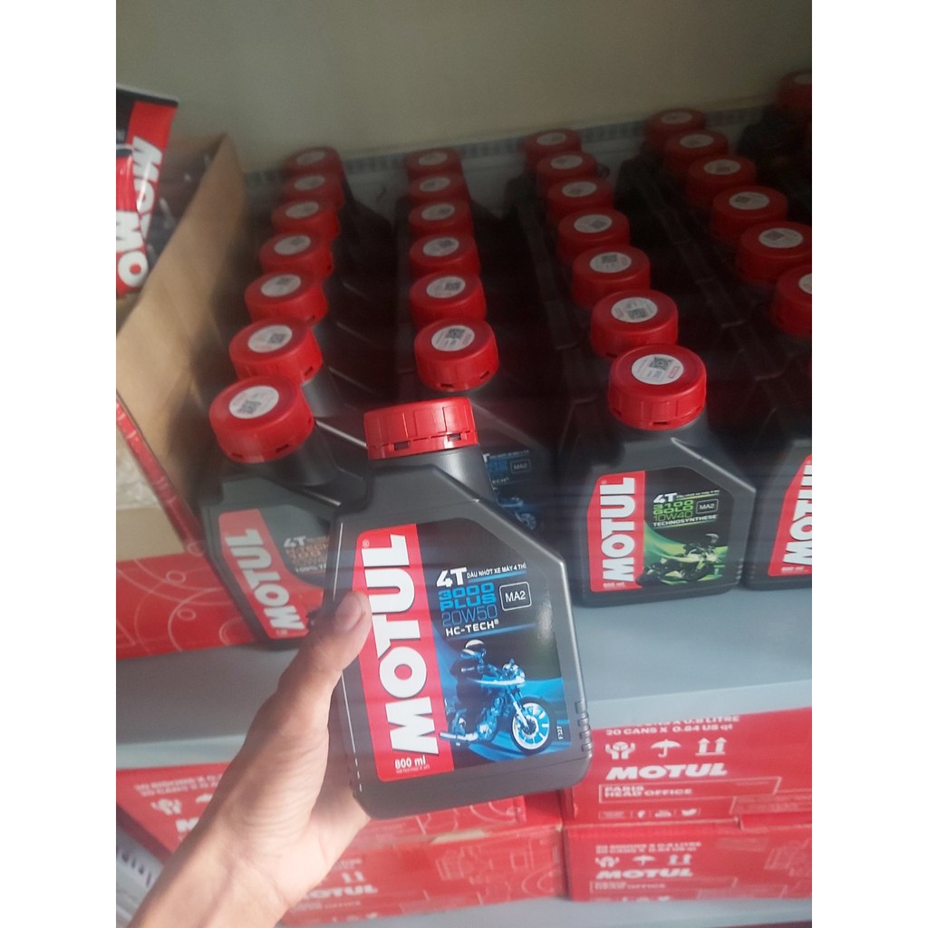 [Free Ship Xtra] Nhớt cao cấp dành cho xe số Motul 3000 Plus 20W50