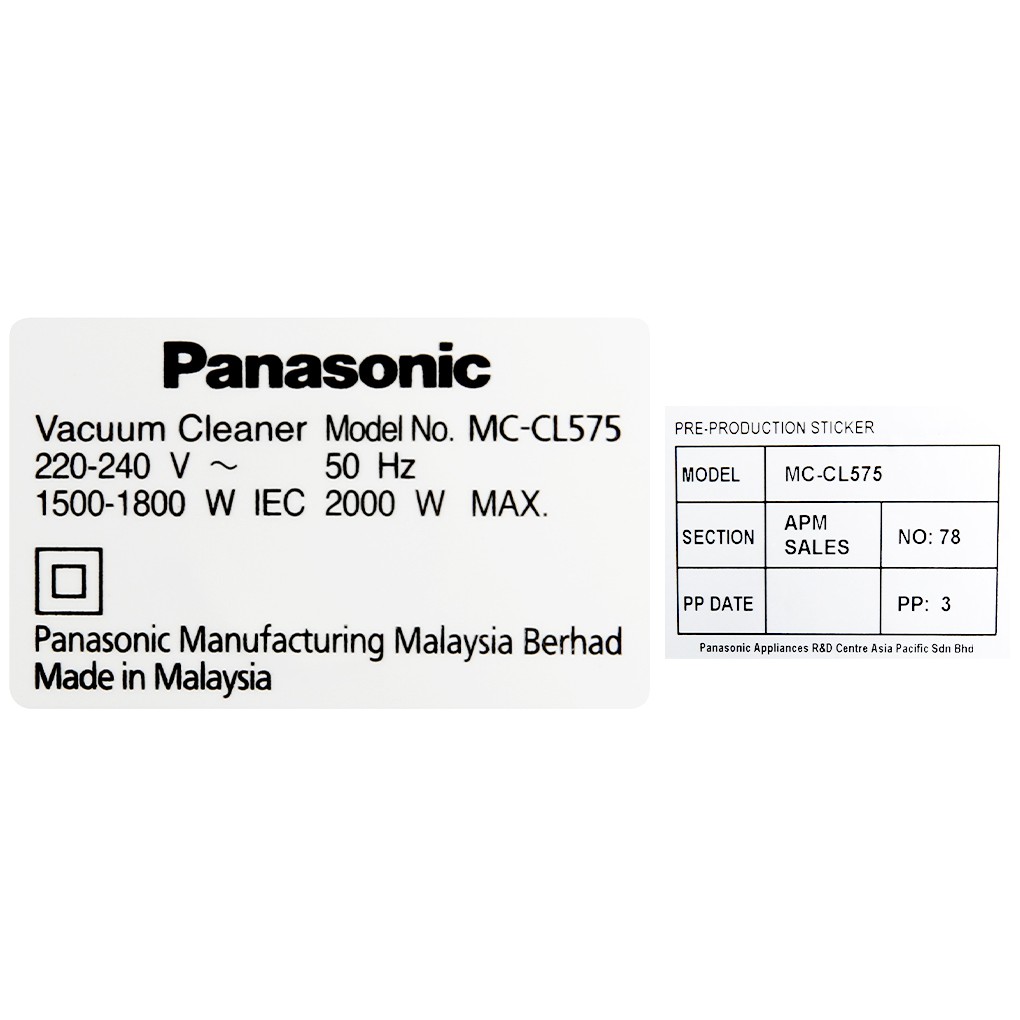 Máy hút bụi Panasonic MC-CL575KN49 2000W | BigBuy360 - bigbuy360.vn
