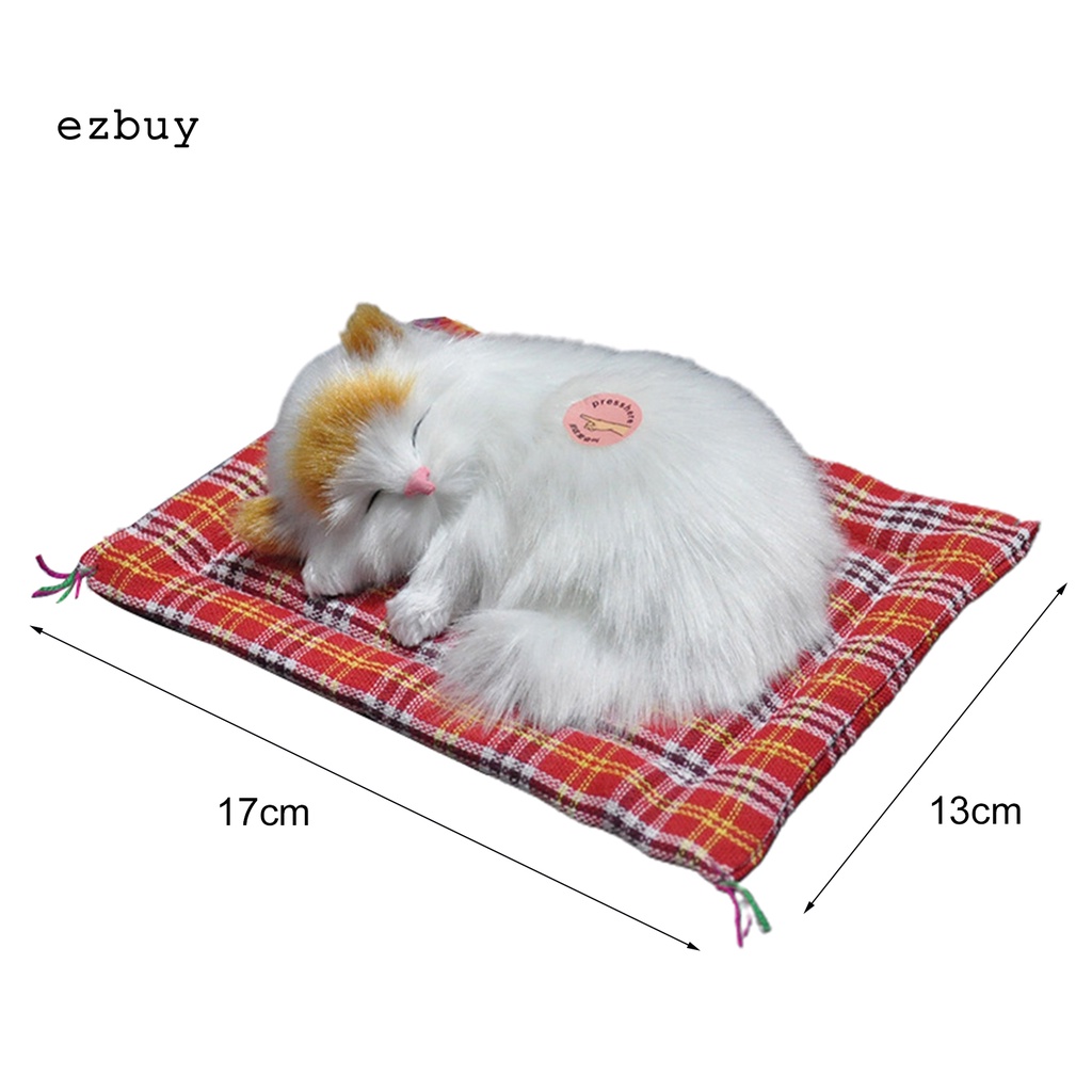 Mèo Nhồi Bông Mini Thoáng Khí Dễ Thương Dùng Làm Quà Tặng Cho Bé