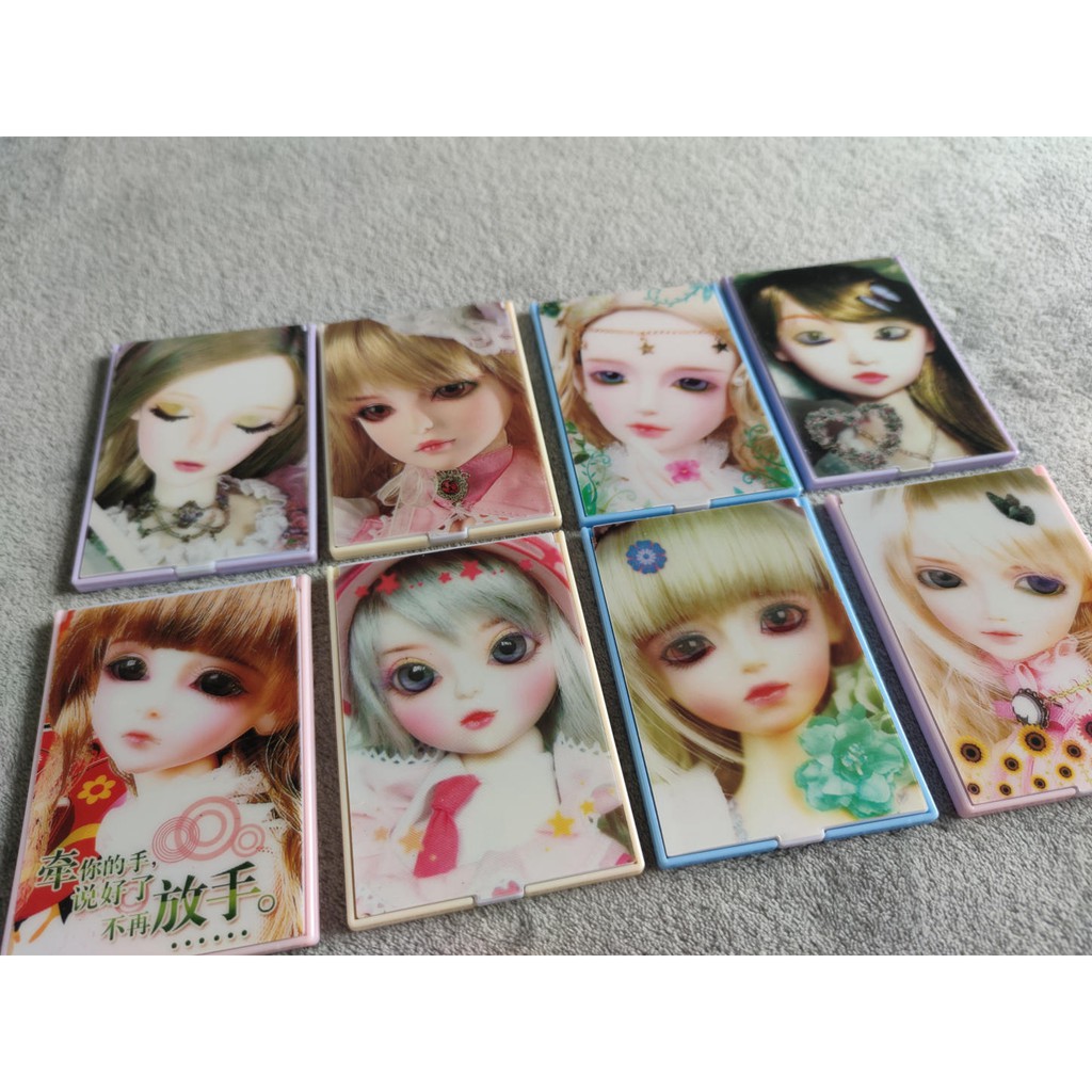 BỘ GƯƠNG KÈM LƯỢC 3D MINI SIÊU DỄ THƯƠNG