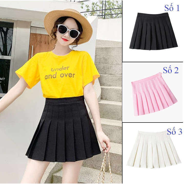 Chân váy tennis, váy ngắn xếp ly (hàng sẵn)