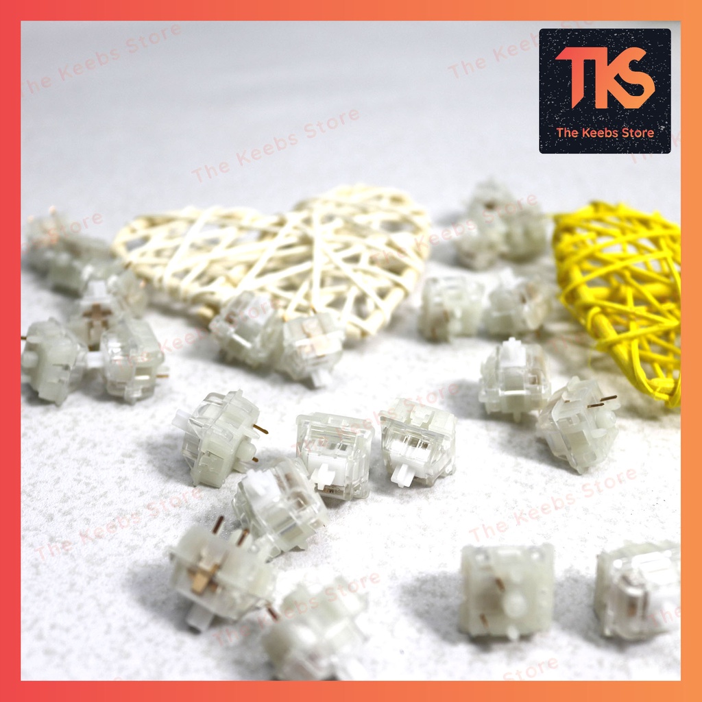 Switch Jwick Clear | Linear 37g | công tắc bàn phím cơ | TKS