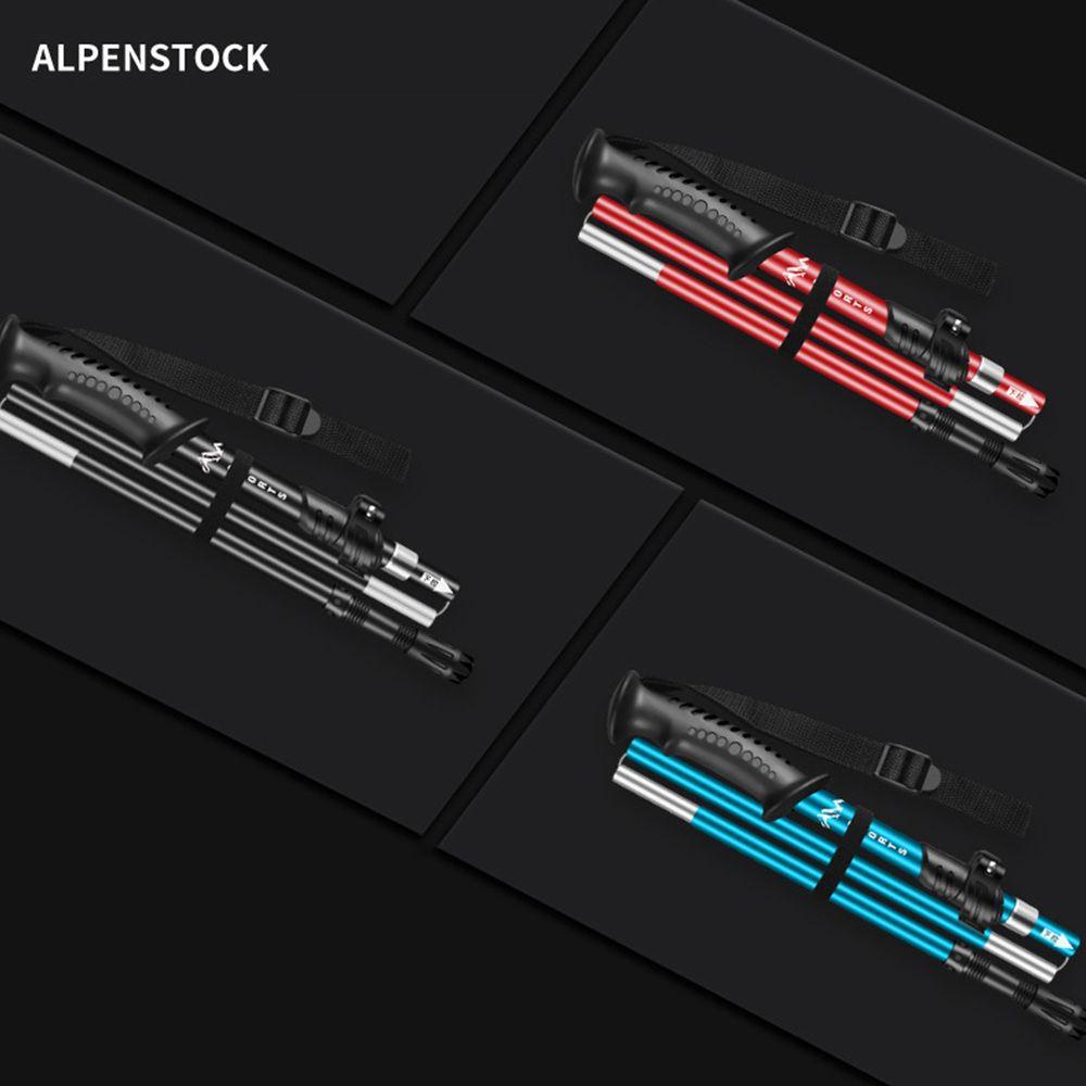 MUVAKO Gậy Đi Bộ Bằng Nhôm Với Tay Cầm ABS Có Thể Gấp Gọn Tiện Dụng