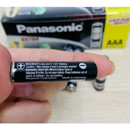 1 đôi pin Panasonic AAA siêu bền (dành cho máy uốn mi)