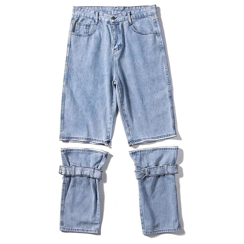 Quần Jeans Zip Unisex - Quần Bò Zip Unisex