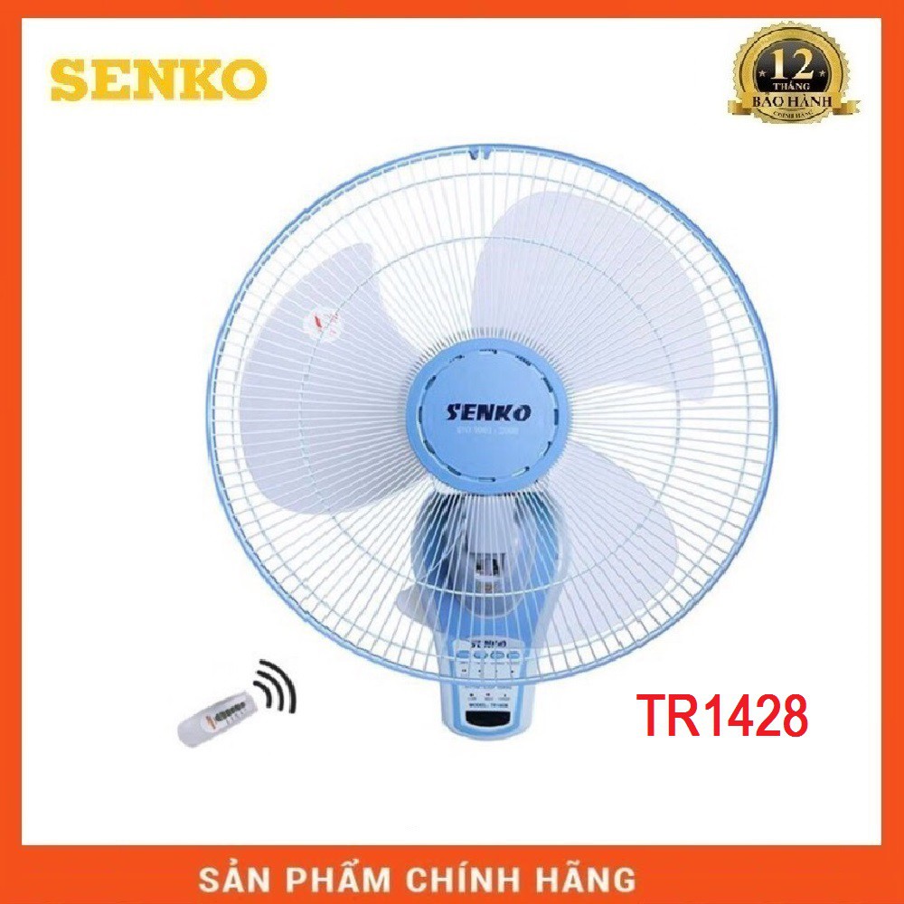 Quạt treo tường SENKO TR1428 (TR1683) - Có điều khiển (màu giao ngẫu nhiên)