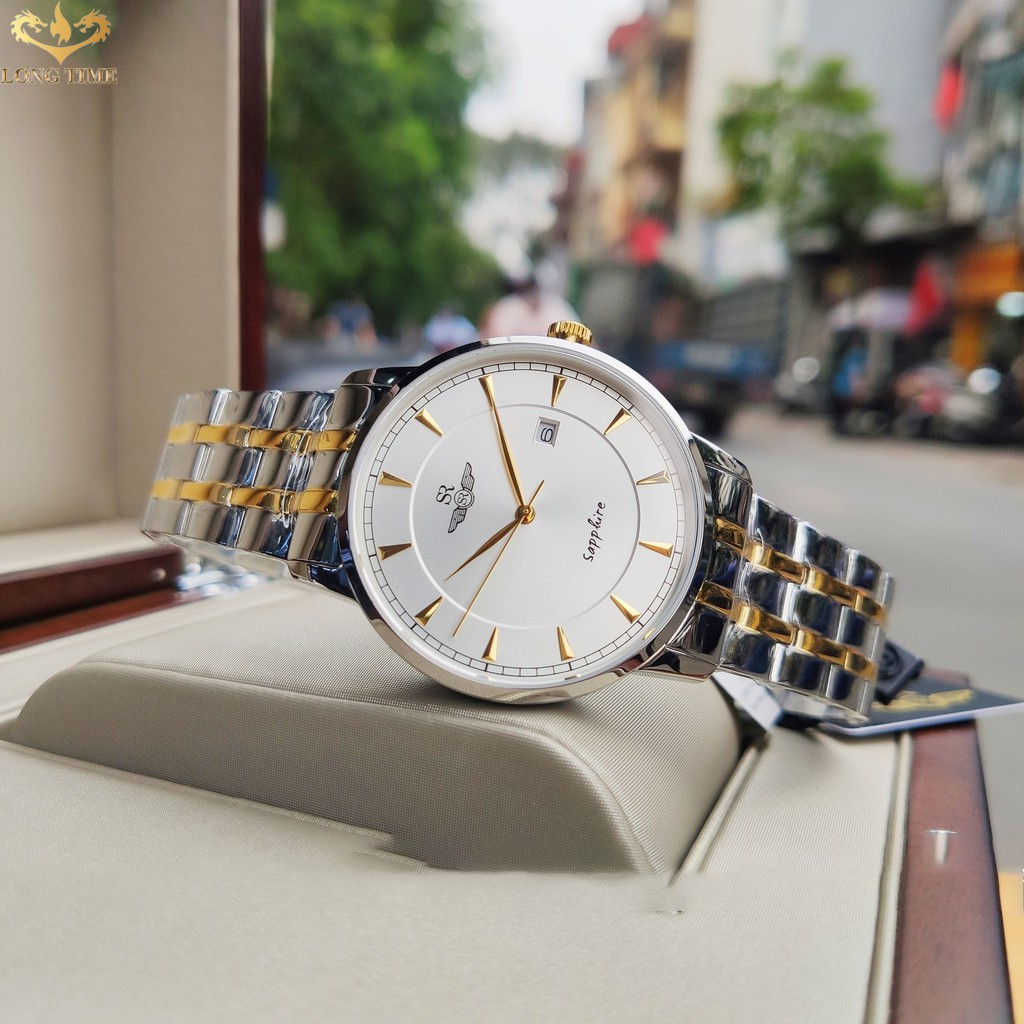 Đồng hồ đôi SRWATCH SL1079.1202TE - SG1079.1202TE Mặt kính SAPPHIRE Chống Trầy Chống nước