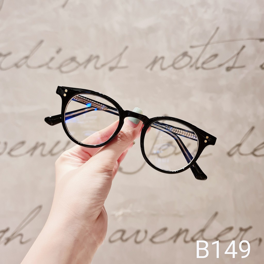 Gọng kính cận nam nữ Lily Eyewear mắt tròn kim loại kính thời trang Milan B149 | BigBuy360 - bigbuy360.vn