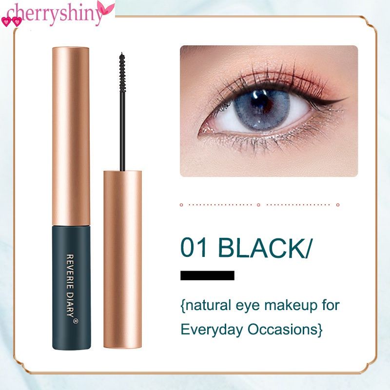 Mascara REVERIE DIARY chống thấm nước chuốt cong mi thời trang với 4 màu lựa chọn