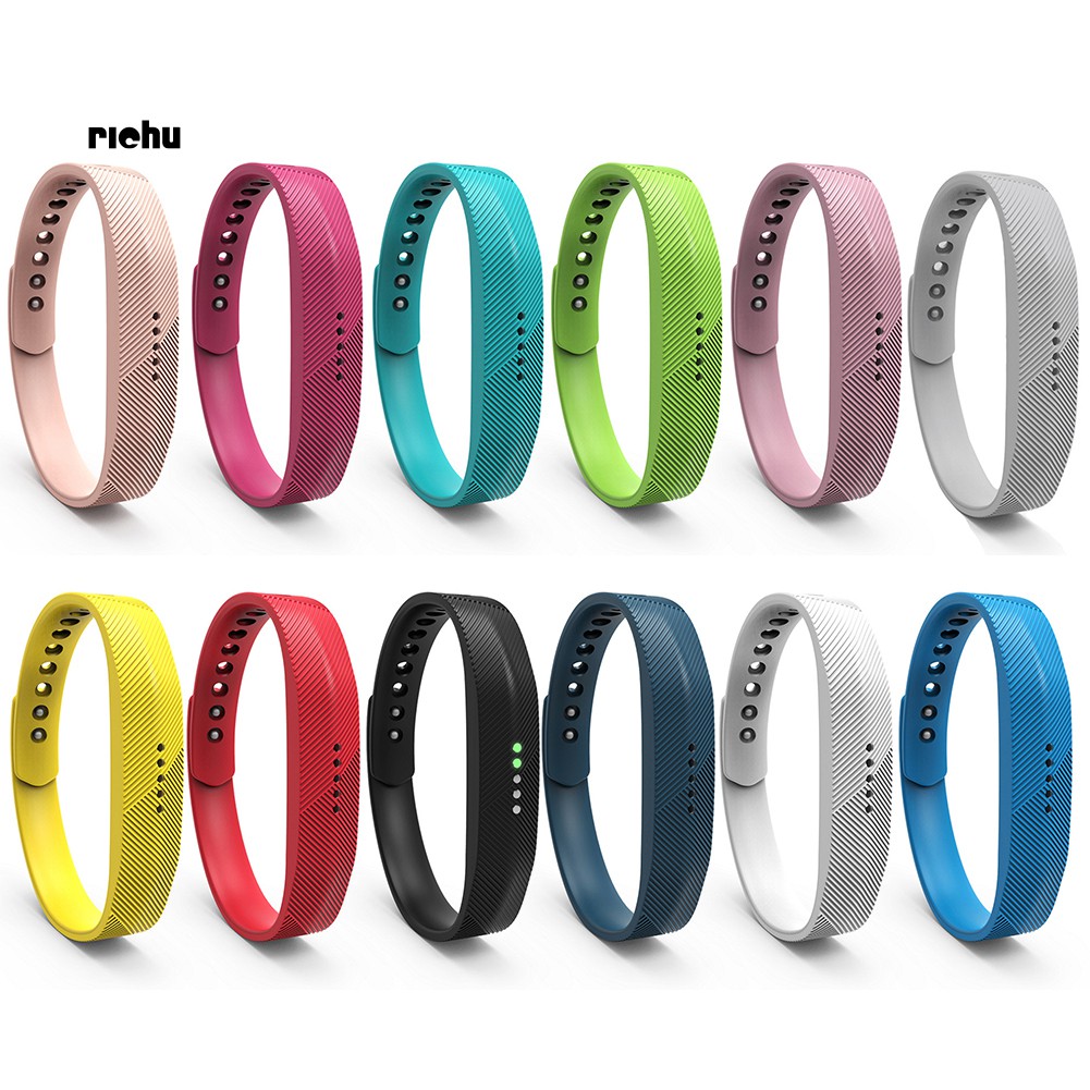 Dây Đeo Silicone Thay Thế Cho Đồng Hồ Thông Minh Fitbit Flex2