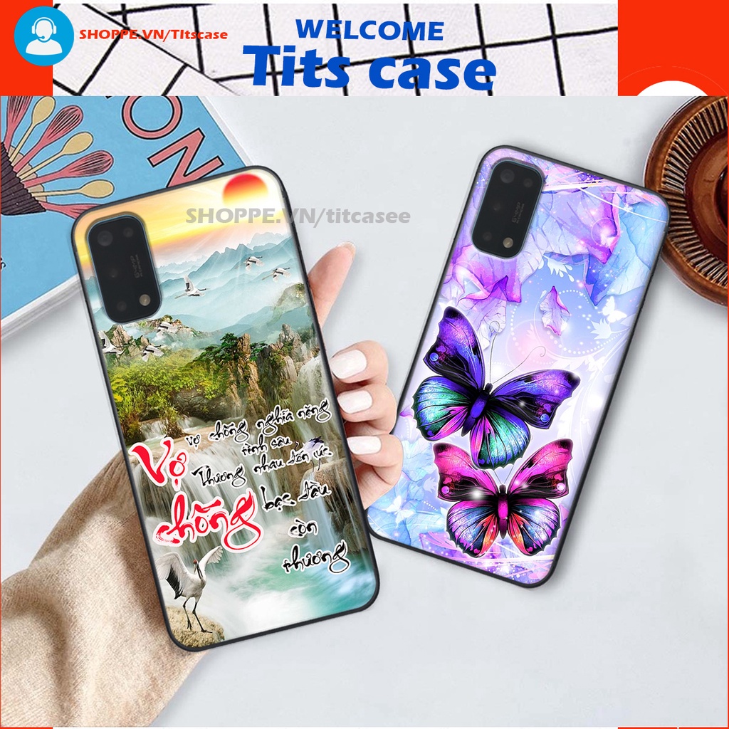 Ốp lưng Realme 7 PRO in hình thiên nga,hoa may mắn, đặc sắc ĐỘC - LẠ - BỀN