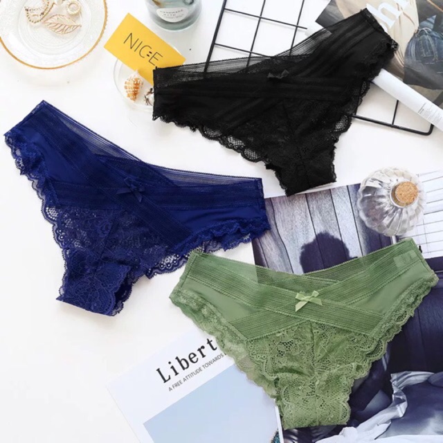 [Mã WARN10 giảm 10k đơn 99k] Quần Ren Cao Cấp Cạp Chữ X Cạp Chéo P053 | BigBuy360 - bigbuy360.vn