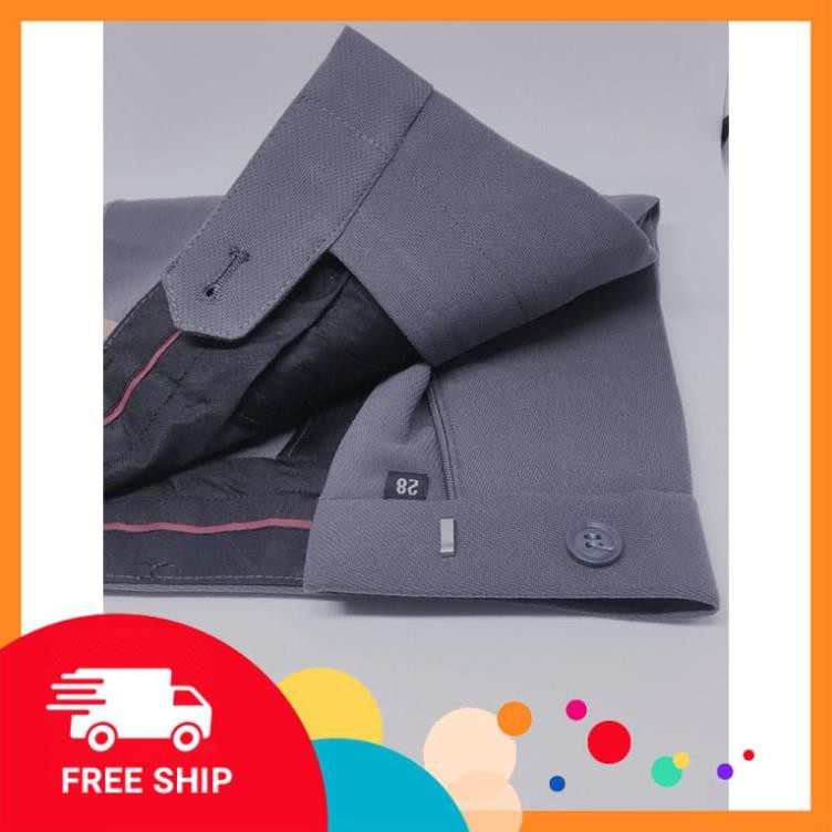 Quần âu nam ống côn vải lụa co giãn,không nhăn không xù cực kì tôn dáng | BigBuy360 - bigbuy360.vn