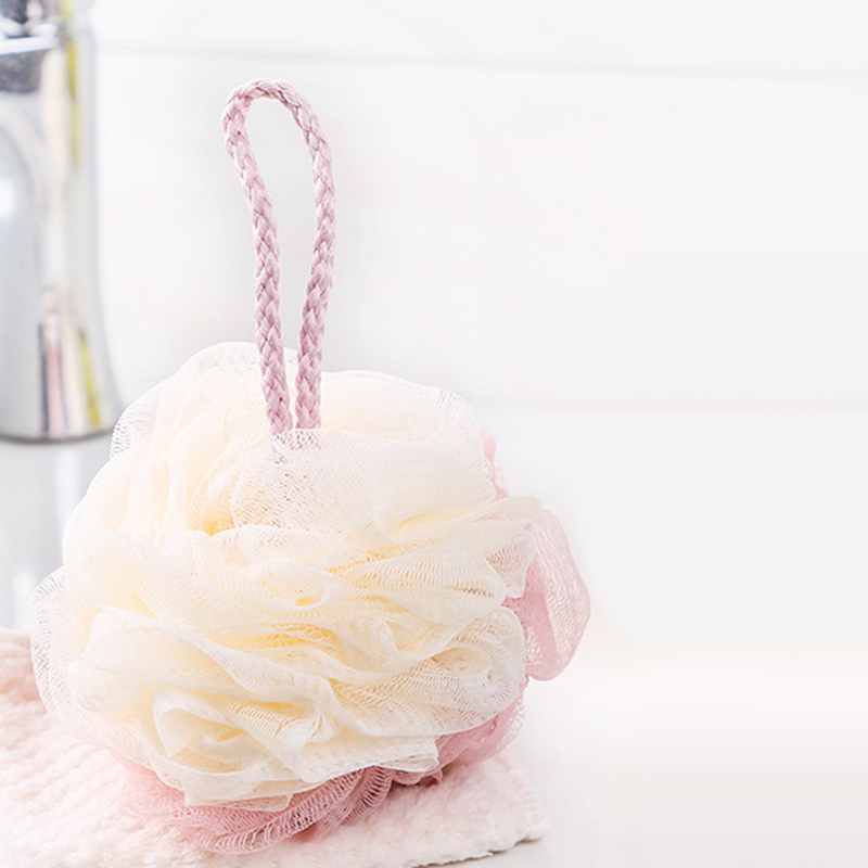 Two-color Foaming Rich Bath Ball, Stitching Color, Large Flower Bath Ball, Bath Ball, Adult Toiletries, Color Matching HBFQ