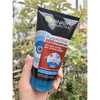 Sữa rửa mặt Garnier Hautklar 3in1 Tonerde 150ml