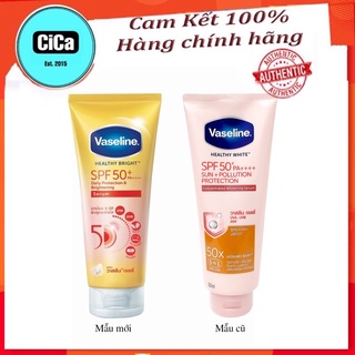 [Chính Hãng] Dưỡng Thể Trắng Da, Chống Nắng Vaseline 50X 5in1 SPF50+/PA++++ 320ml [CiCa Cosmetic]
